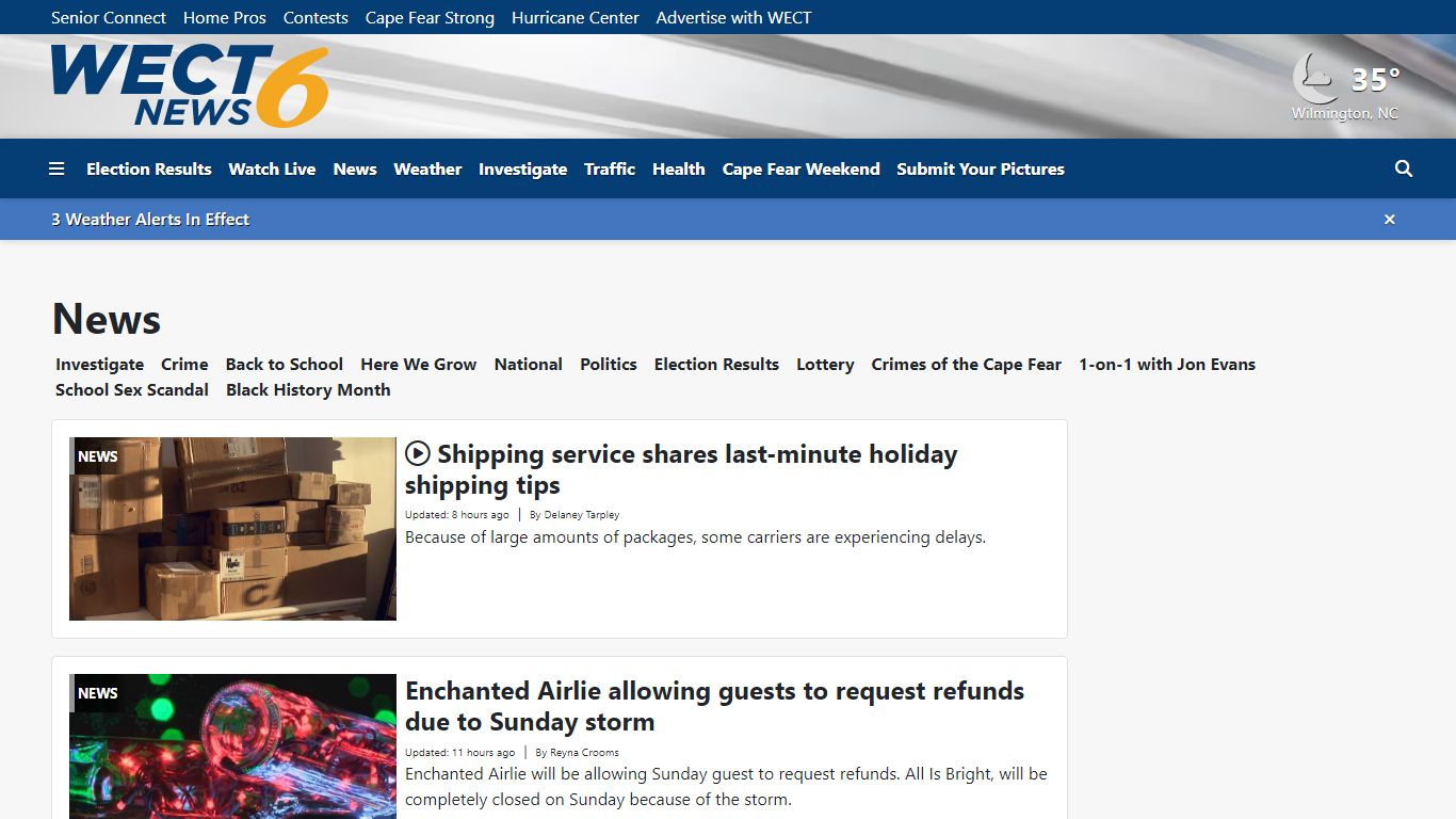 News - WECT TV6